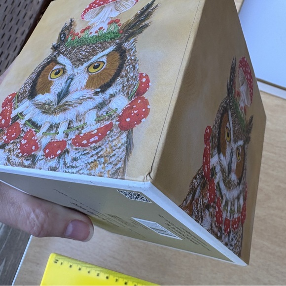 PaperProducts Design Vicki Sawyer Pageant Queen Owl and Mushroom Mug w/ Box - Picture 13 of 13